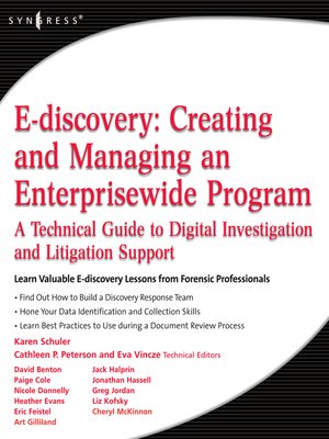 cover image of E-discovery
